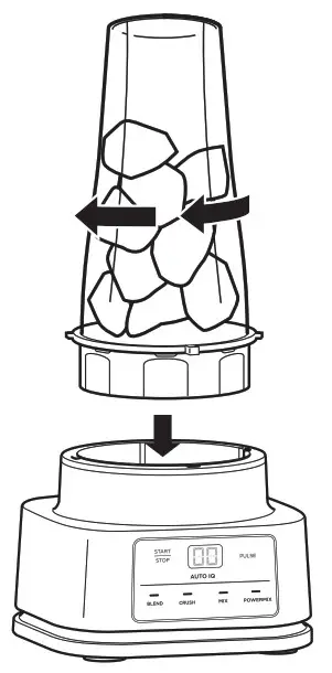 NINJA CB100UK 2 in 1 Power Nutri Blender- Turn the cup