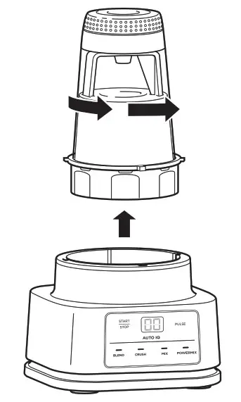 NINJA CB100UK 2 in 1 Power Nutri Blender- anti-clockwise