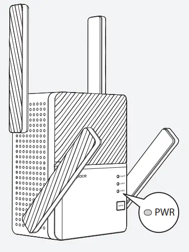 rock space RSD0623 AC2100 Dual Band Wi Fi Range Extender- Wi Fi Connection