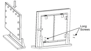DP317-USB Large Hollywood-- Insert the four