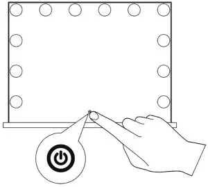 DP317-USB Large Hollywood--- Then turn the lights