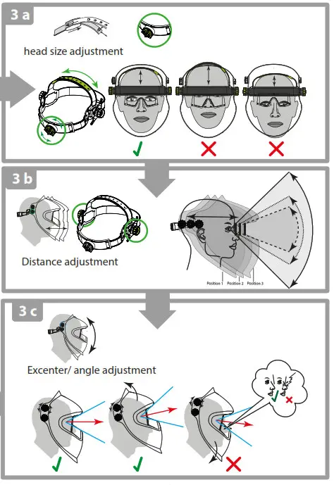 Fronius FRO42.0510.0314 Vizor Air 3 Ergo Connect- 3