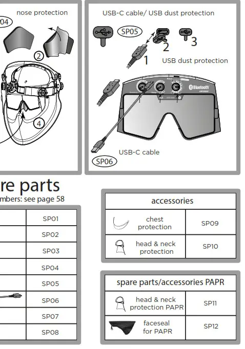 Fronius FRO42.0510.0314 Vizor Air 3 Ergo Connect- 5