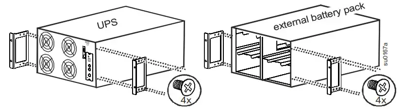APC SURT192RMXLBP2 Smart-UPS External Battery Pack- rack-mount brackets
