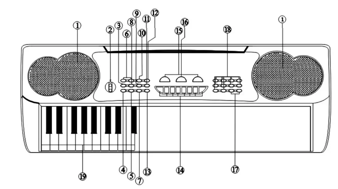 MCGREY BK-4910 Beginner Keyboard FIG2