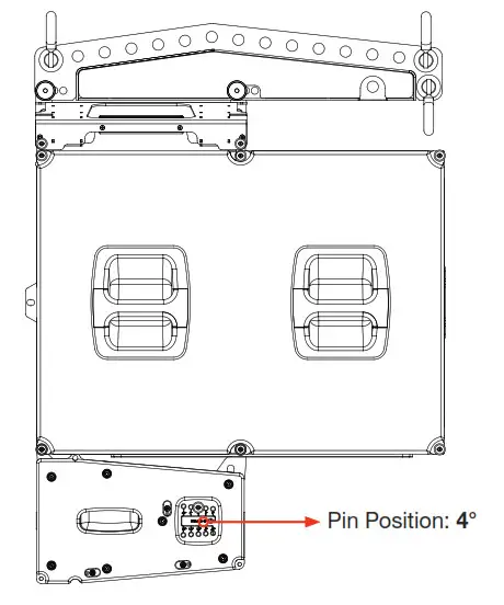 UBL Array Frame - Pin Position 2