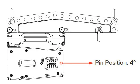 UBL Array Frame - Pin Position