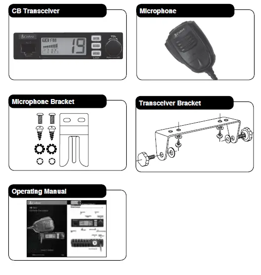 Cobra 19 MINI CB Radio Transceiver FIG 4