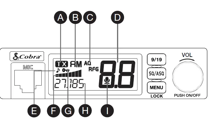 Cobra 19 MINI CB Radio Transceiver FIG 9