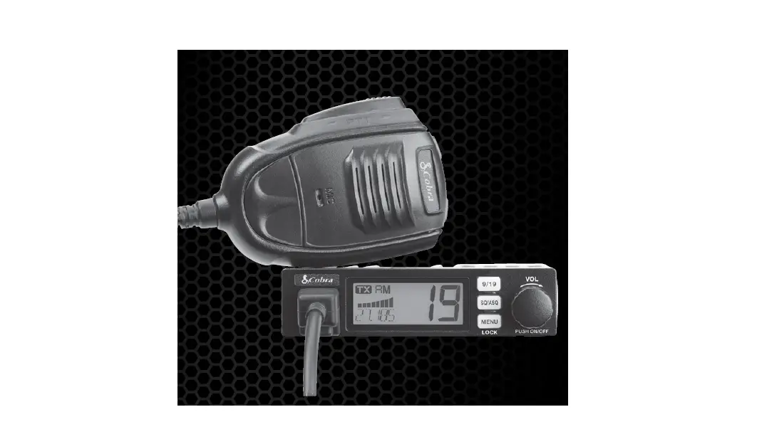 Cobra 19 Mini Cb Radio Transceiver Owner's Manual Cobra 19 Mini Cb Radio Transceiver Owner's Manual