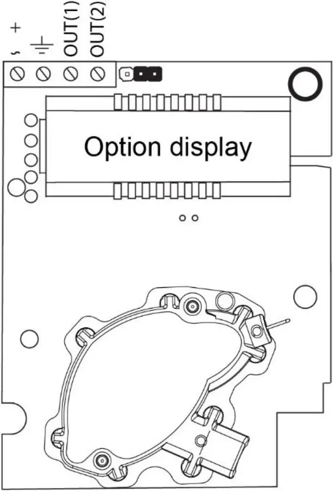 PCB with Jumper to Configure OUT2 for Current Output