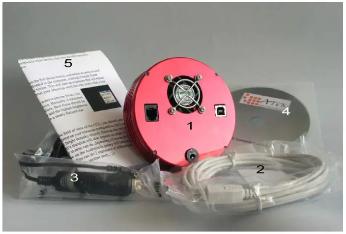 ATIK CAMERA 428EX Series 3 Camera - Pack Contents