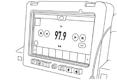 Siriusxm SXMCMTU64 Radio Commander Touch UTV Kit with Polaris Ride Command Adapters-20