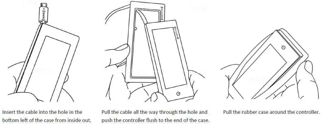 Siriusxm SXMCMTU64 Radio Commander Touch UTV Kit with Polaris Ride Command Adapters-4