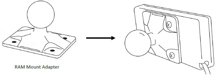 Siriusxm SXMCMTU64 Radio Commander Touch UTV Kit with Polaris Ride Command Adapters-8
