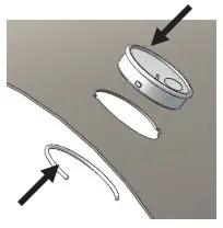 Char Griller E2137 Outlaw Charcoal Grill - HEAT GAUGE