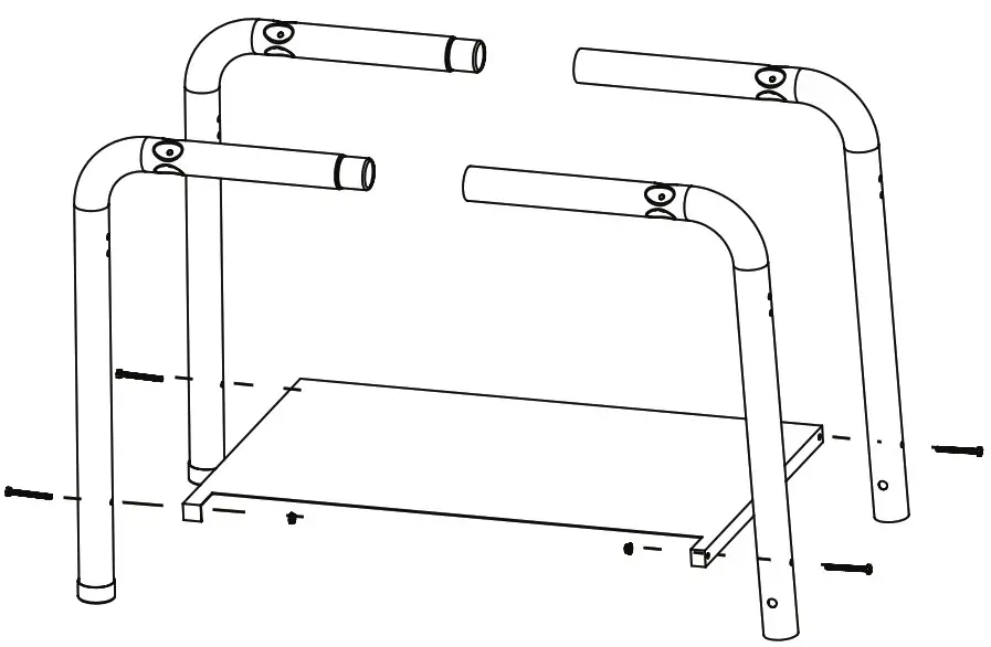 Char Griller E2137 Outlaw Charcoal Grill - LEGS to BOTTOM