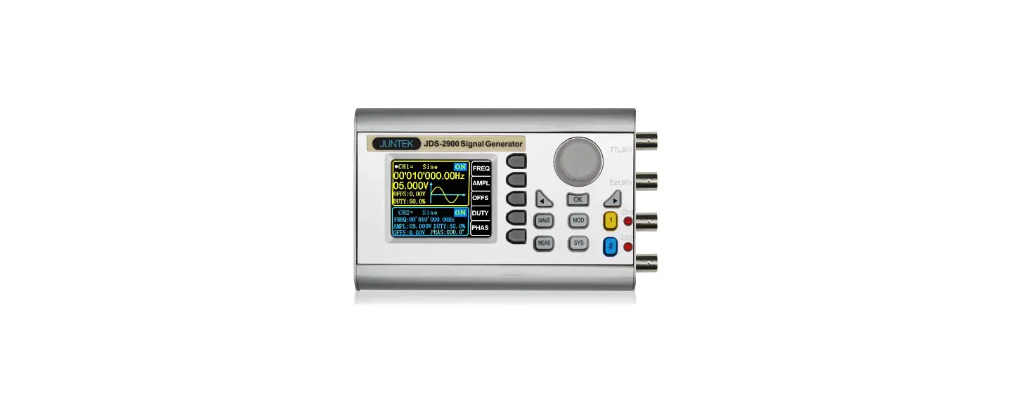 Juntek Jds2900 Series Dual-channel Function Arbitrary Dds Signal Generator User Guide Juntek Jds2900 Series Dual-channel Function Arbitrary Dds Signal Generator User Guide