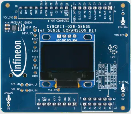 infineon CY8CKIT-028-SENSE IoT Sense Expansion Kit