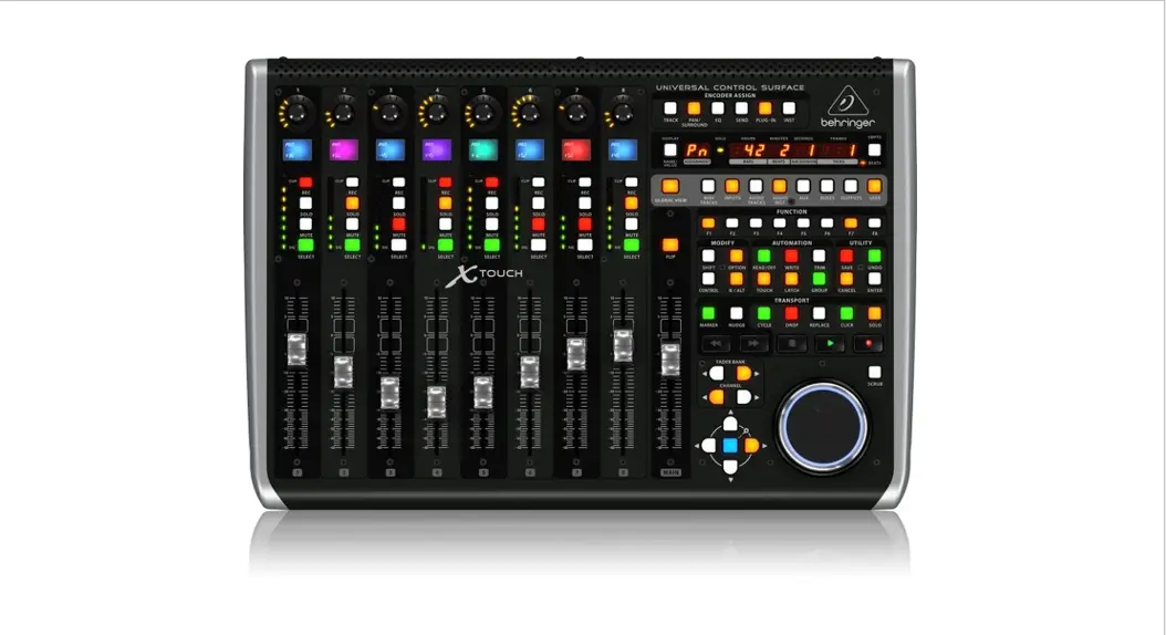 Behringer X-touch Universal Control Surface With 9 Touch-sensitive Motor Faders User Guide