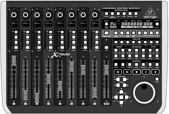 behringer X TOUCH Universal Control Surface with 9 Touch Sensitive Motor Faders