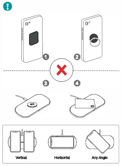 CHOETECH T535 S 5 Coil Dual Fast Wireless Charger - overview