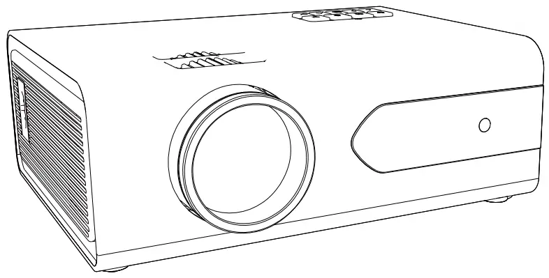 Yaber V3 Mini Bluetooth Projector -