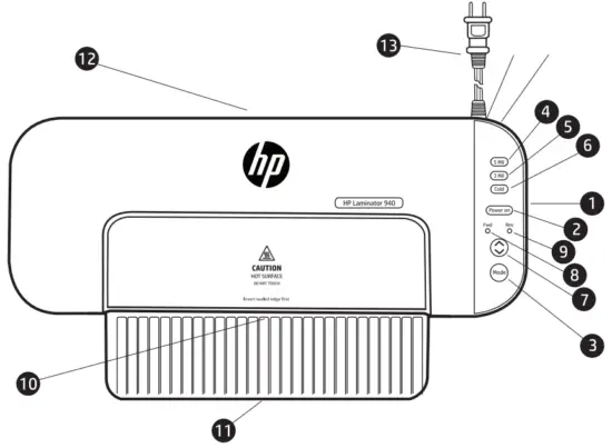 hp Laminator 940 9 Inch Hot and Cold Laminator - Overview