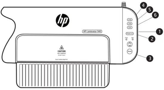 hp Laminator 940 9 Inch Hot and Cold Laminator - Wake up