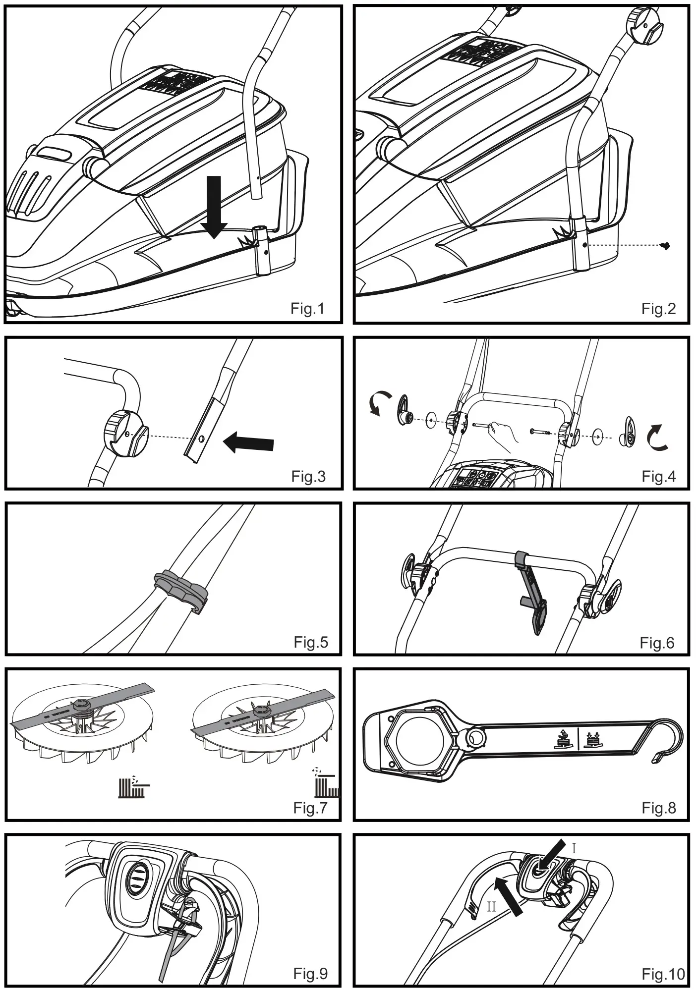 LawnMaster MEH1533 33cm 1500W Electric Hover Mower - figure 1-10