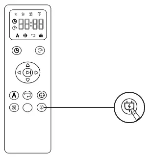 TCL RV1014B Sweeva 1000 Robot Vacuum Cleaner - charging button