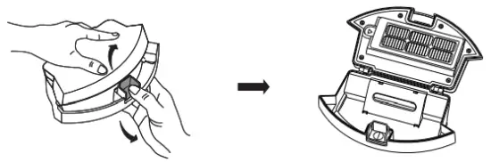 TCL RV1014B Sweeva 1000 Robot Vacuum Cleaner - fig1