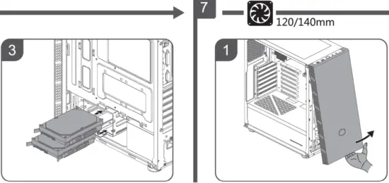 COOLER MASTER MasterBox MB600L ATX PC Case without ODD - FIG 11
