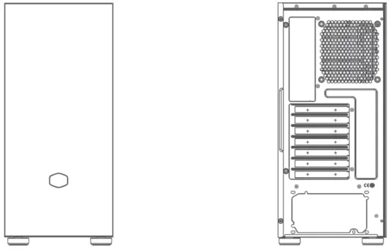 COOLER MASTER MasterBox MB600L ATX PC Case without ODD - FIG 2