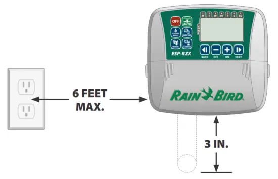 RAIN BIRD ESP RZX 6 Station Outdoor Controller - fig21
