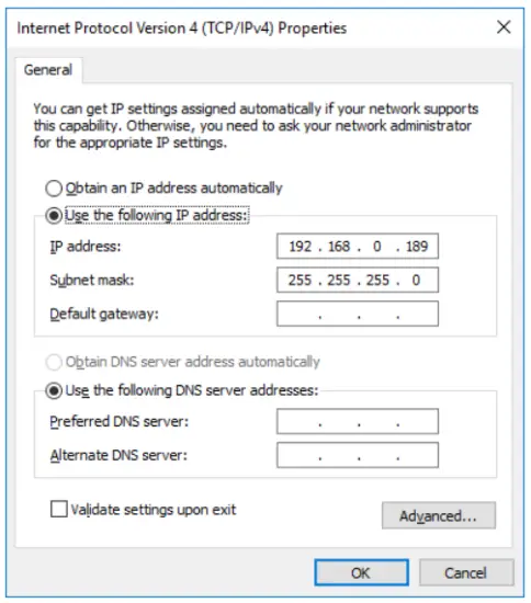 Connecting to the Network
