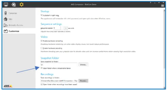 Selecting the Storage Location