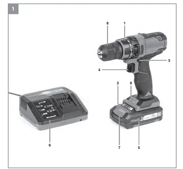 Einhell-TC-CD-18-35-Li-Cordless-Drill-Screwdriver-1