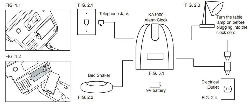 KROWN-KA1000-Dual-Alarm-Clock-with-Wireless-Alarm-Monitoring-Receiver-2