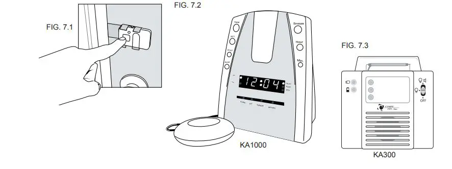 KROWN-KA1000-Dual-Alarm-Clock-with-Wireless-Alarm-Monitoring-Receiver-6