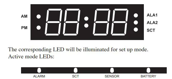 KROWN-KA1000-Dual-Alarm-Clock-with-Wireless-Alarm-Monitoring-Receiver-7