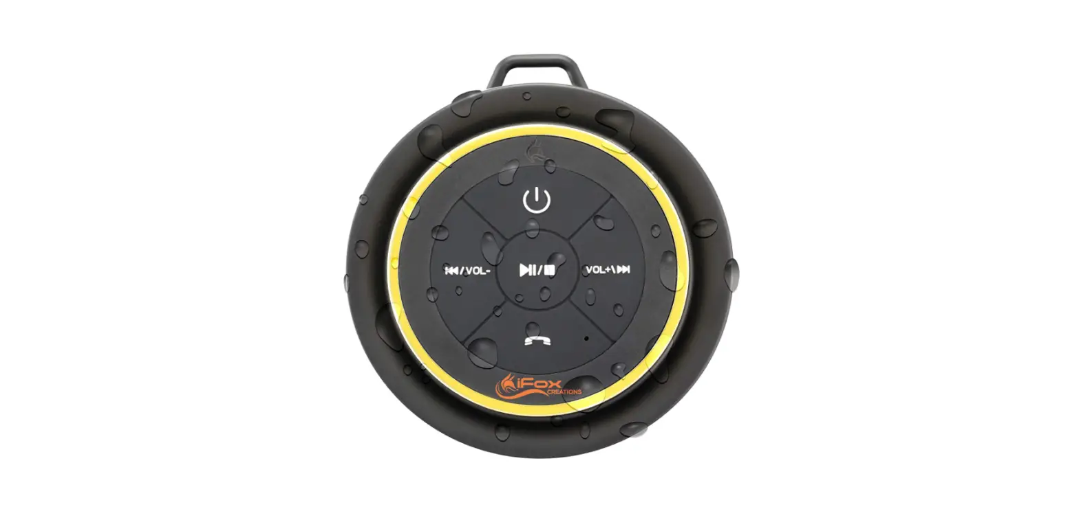 Ifox If012 Portable Bluetooth Shower Speaker, Certified Waterproof, Wireless Outdoor Speaker-complete Features/instruction Guide