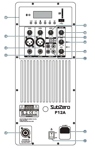 SubZero SZS-P8A SZS-P SERIES SPEAKERS-fig-1
