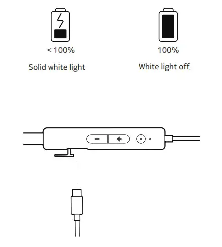 NOKIA E1502 Essential Wireless Earphones - Charging
