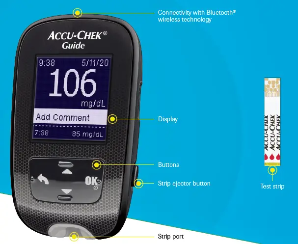 accu-chek Check Instant Blood glucose monitor fig 1