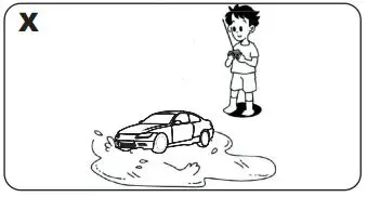 JAMARA Porsche GT3 RS 24GHz black and white Instructions - Do not drive in rain