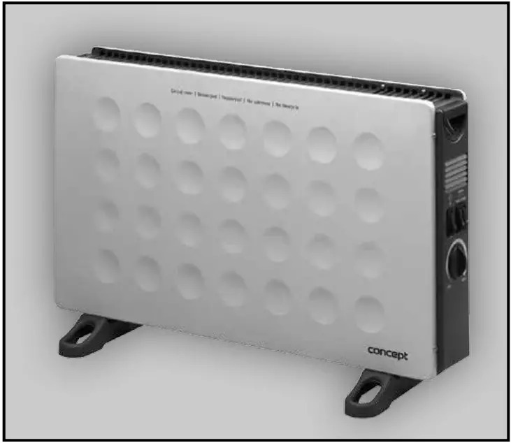 concept KS 3006 2000W Convector Floor Standing Heater