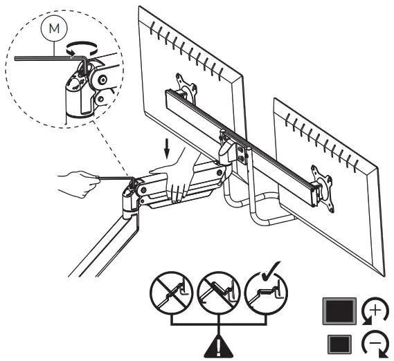 Neomounts NM D775DXSILVER Monitor Desk Mount - Gromment 11