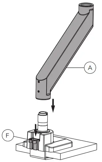 Neomounts NM D775DXSILVER Monitor Desk Mount - Gromment 3