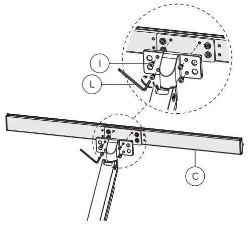 Neomounts NM D775DXSILVER Monitor Desk Mount - Gromment 6